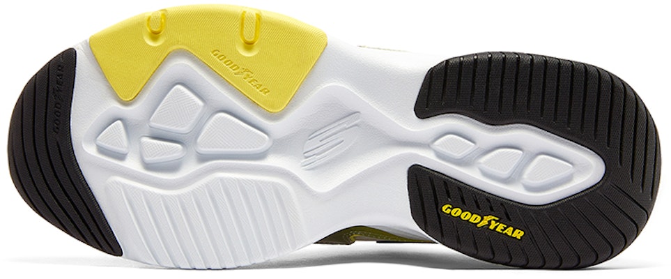 (W) Skechers One Piece x D'LITES 4.0 'Sanji Hitam Putih Kuning' 896036-BKMT Details for (W) Skechers One Piece x D'LITES 4.0 'Sanji Hitam Putih Kuning' 896036-BKMT