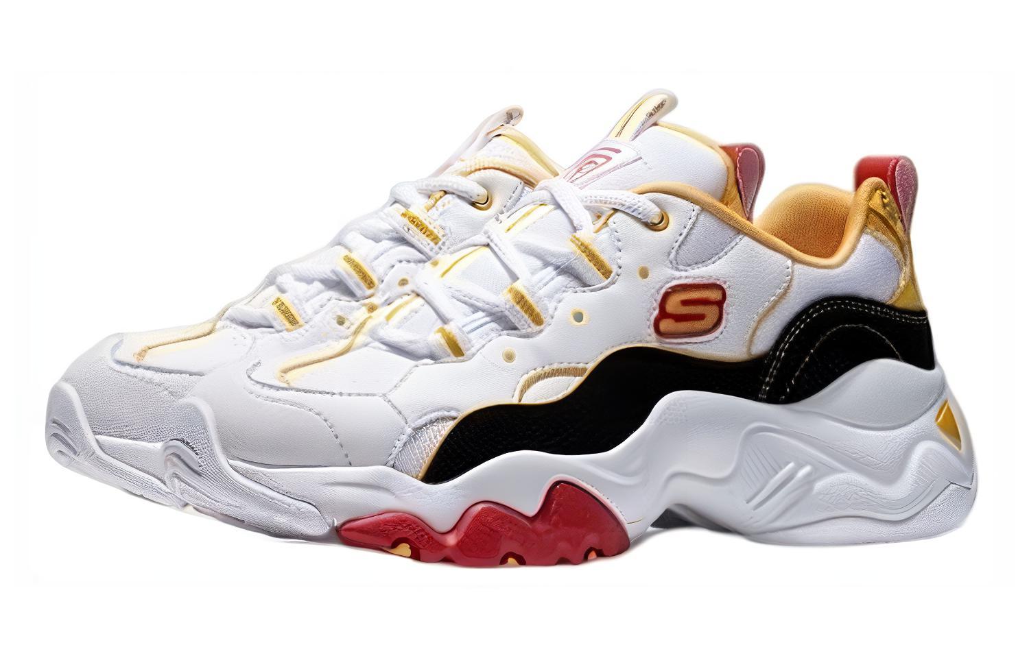 (W) Skechers One Punch D lites 3.0 Low-Top Running Shoes /Black/Yellow 'White' 圖 3