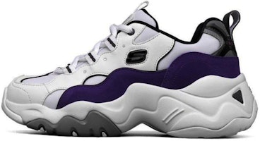 (Women) Skechers One Punch x D'lites 3.0 Low Top Running Shoes /Purple 'White' 66666342-WPR (Women) Skechers One Punch x D'lites 3.0 Low Top Running Shoes /Purple 'White' 66666342-WPR