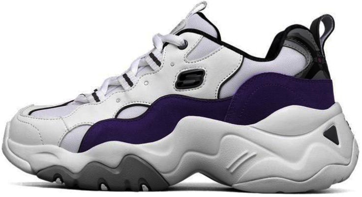 (Women) Skechers One Punch x D'lites 3.0 Low Top Running Shoes /Purple 'White' 66666342-WPR Buy (Women) Skechers One Punch x D'lites 3.0 Low Top Running Shoes /Purple 'White' 66666342-WPR