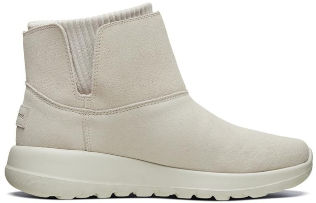 (Women) Skechers One The Go Socks Stitching Short Boots 'Grey' 16605-NAT Order (Women) Skechers One The Go Socks Stitching Short Boots 'Grey' 16605-NAT