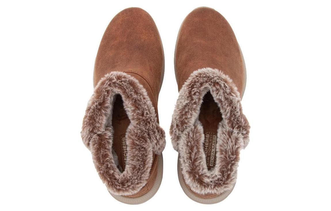 Order Skechers GO WALK 柔軟舒適 雪地靴 女款 栗色