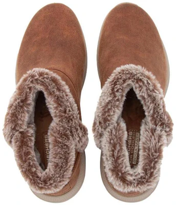 Skechers GO WALK 柔軟舒適 雪地靴 女款 栗色 Order Skechers GO WALK 柔軟舒適 雪地靴 女款 栗色