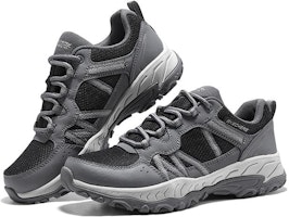 Skechers 減震防滑耐磨 低筒 戶外功能鞋 女款 灰黑 Shop Skechers 減震防滑耐磨 低筒 戶外功能鞋 女款 灰黑