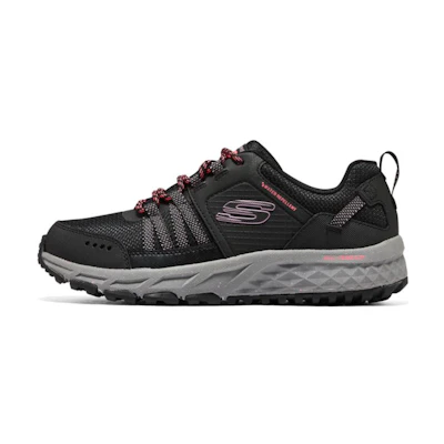 (W) Skechers Outdoor Trekking Low Cut 'Black Red Grey'