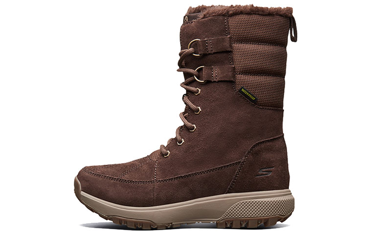 (Women) Skechers Outdoors Ultra High-Top Snow Boots Red 15567-CHOC
