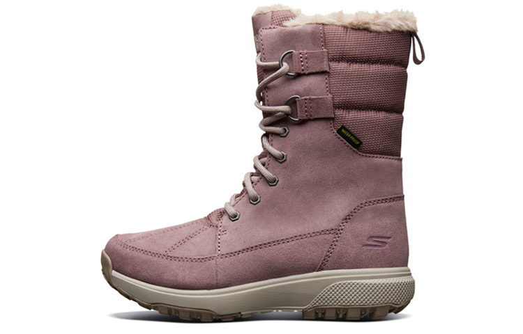 (Women) Skechers Outdoors Ultra High-Top Snow Boots Pink 15567-MVE