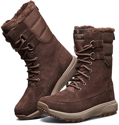 (W) Skechers Outdoors Ultra High-Top Snow Boots Merah 15567-CHOC Order (W) Skechers Outdoors Ultra High-Top Snow Boots Merah 15567-CHOC