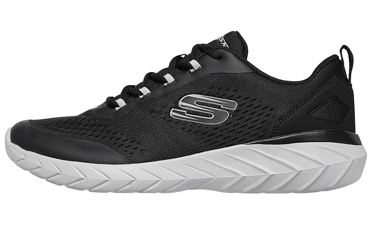 (Women) Skechers Overhaul 2.0 Low-Top Black/White 232288-BLK