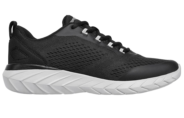 Order (W) Skechers Overhaul 2.0 Low-Top Hitam/Putih 232288-BLK