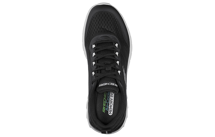 Shop (W) Skechers Overhaul 2.0 Low-Top Hitam/Putih 232288-BLK