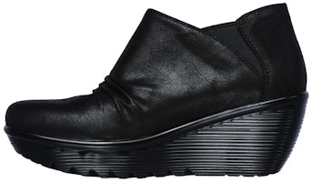(Women) Skechers Parallel - Curtail 'Black Wedge Ankle Boot' 44749-BLK (Women) Skechers Parallel - Curtail 'Black Wedge Ankle Boot' 44749-BLK