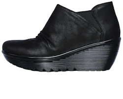 (Women) Skechers Parallel - Curtail 'Black Wedge Ankle Boot' 44749-BLK (Women) Skechers Parallel - Curtail 'Black Wedge Ankle Boot' 44749-BLK
