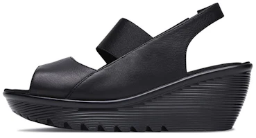 (Women) Skechers Parallel 'Black Wedge Sandal' 48863-BLK (Women) Skechers Parallel 'Black Wedge Sandal' 48863-BLK