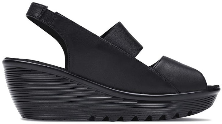 (Women) Skechers Parallel 'Black Wedge Sandal' 48863-BLK Order (Women) Skechers Parallel 'Black Wedge Sandal' 48863-BLK