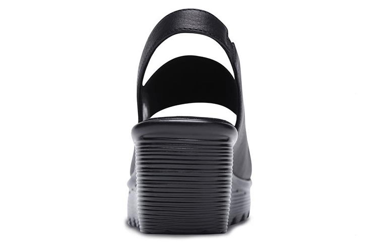 Shop (W) 스케쳐스 패러렐 웨지 샌들 (블랙) 48863-BLK
