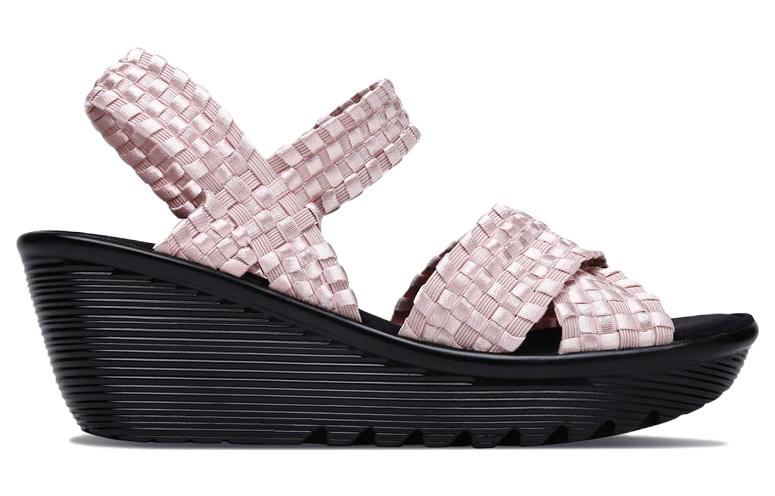 Order (Women) Skechers Parallel 'Fashion Casual Pink Wedge Sandal' 38658-PNK