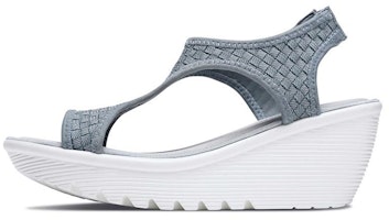 (Women) Skechers Parallel 'Fashion Casual Sandal Grey' 66666100-GRY (Women) Skechers Parallel 'Fashion Casual Sandal Grey' 66666100-GRY