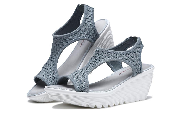 Lookbook (W) Skechers Parallel 'Sandal Kasual Fashion Abu-abu' 66666100-GRY