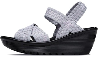 (Women) Skechers Parallel 'Fashion Casual Wedge Sandal Grey Purple' 38658-GYLV (Women) Skechers Parallel 'Fashion Casual Wedge Sandal Grey Purple' 38658-GYLV