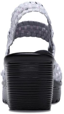 (W) Skechers Parallel 'Sandalia Casual de Cuña Gris Púrpura' 38658-GYLV Shop (W) Skechers Parallel 'Sandalia Casual de Cuña Gris Púrpura' 38658-GYLV