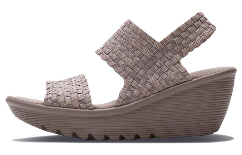 (Women) Skechers Parallel 'Fashion Wedge Sport Sandal - Grey Brown' 38659-TPE