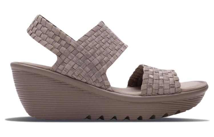 Order (Women) Skechers Parallel 'Fashion Wedge Sport Sandal - Grey Brown' 38659-TPE