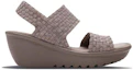Order (Women) Skechers Parallel 'Fashion Wedge Sport Sandal - Grey Brown' 38659-TPE