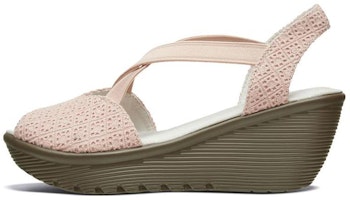 (Women) Skechers Parallel 'Pink Wedge Sandal' 41102-PNK (Women) Skechers Parallel 'Pink Wedge Sandal' 41102-PNK