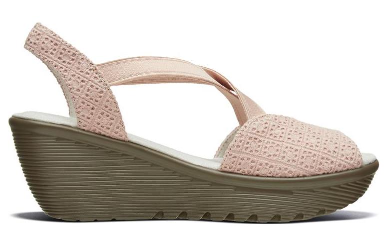 Order (Women) Skechers Parallel 'Pink Wedge Sandal' 41102-PNK