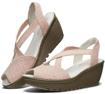 (W) 스케쳐스 핑크 웨지 샌들 (Skechers Pink Wedge Sandal) 41102-PNK Lookbook (W) 스케쳐스 핑크 웨지 샌들 (Skechers Pink Wedge Sandal) 41102-PNK