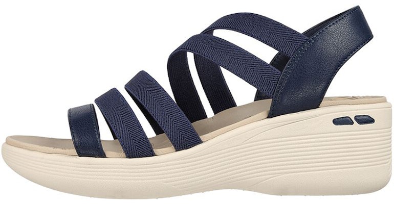 Skechers Pier-Lite-All You 女款坡跟休閒涼鞋 海軍藍色 Buy Skechers Pier-Lite-All You 女款坡跟休閒涼鞋 海軍藍色