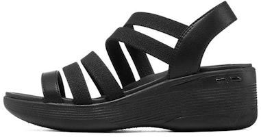 (Women) Skechers Pier-Lite 'All Black' 163276-BBK (Women) Skechers Pier-Lite 'All Black' 163276-BBK