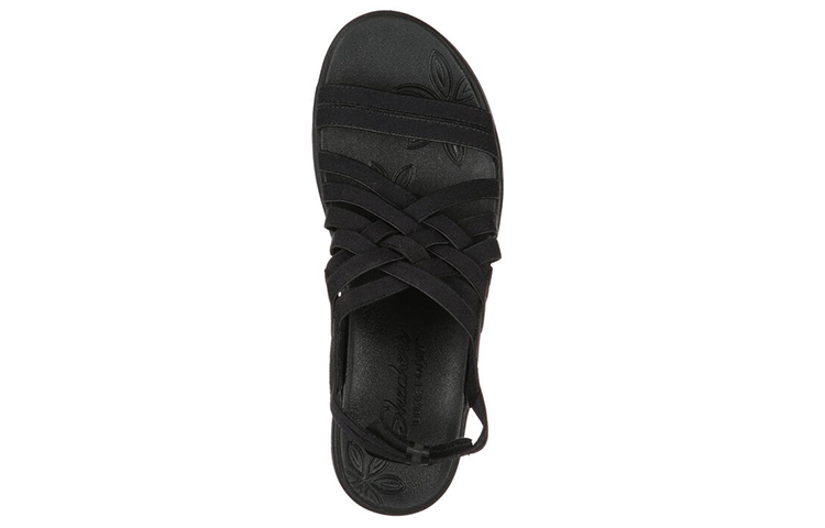 (W) Skechers Pier-Lite 'Casual Wedge Sandal Black' 圖 4