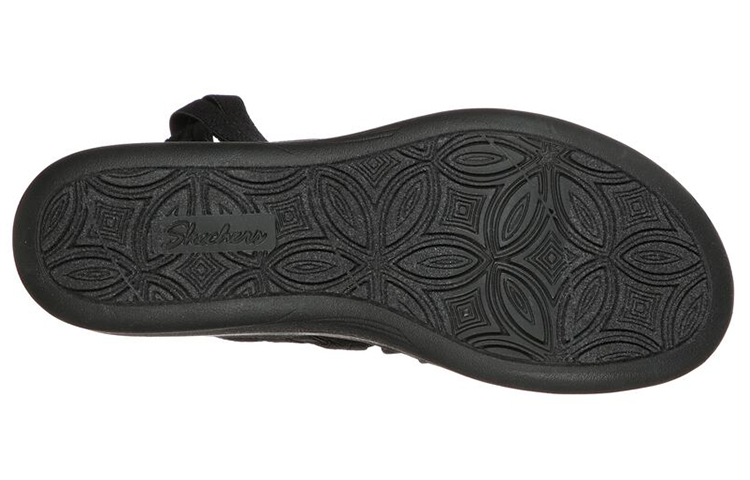 (W) Skechers Pier-Lite 'Casual Wedge Sandal Black' 圖 5