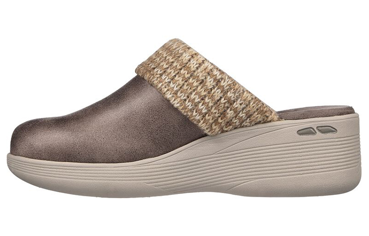 (Women) Skechers Pier-Lite 'Casual Wedge Sandal Brown' 158409-DKTP