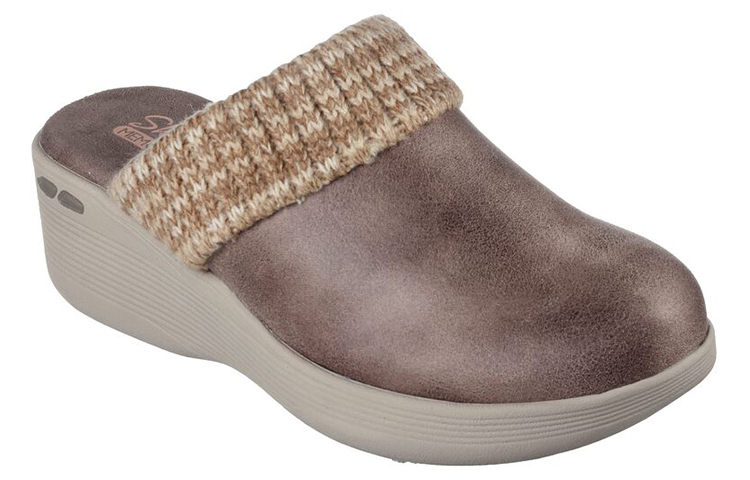 Lookbook (W) Skechers Pier-Lite 'Sandal Kasual Wedge Coklat' 158409-DKTP