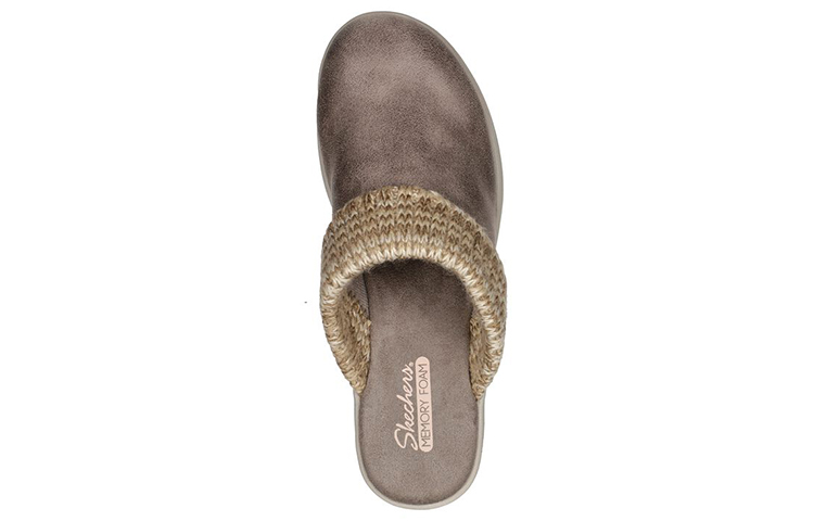 Shop (W) Skechers Pier-Lite 'Sandal Kasual Wedge Coklat' 158409-DKTP