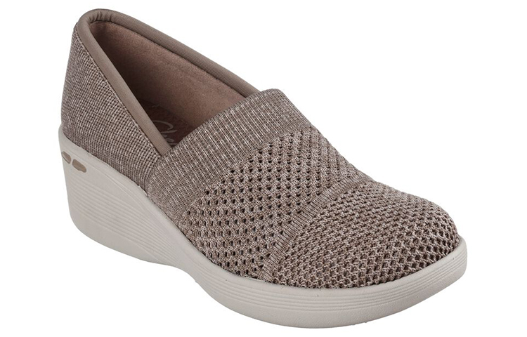 Lookbook (W) Skechers Pier-Lite ''Wow Factor Diepe Taupe'' 158410-DKTP
