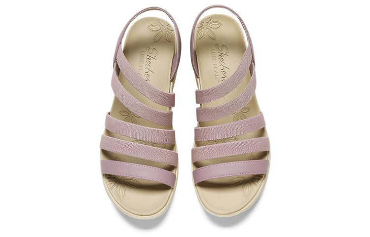 Shop Skechers Pier-Lite 時尚高跟涼鞋 女款 茱萸粉