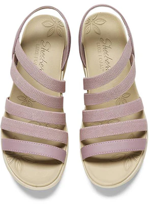 Skechers Pier-Lite 時尚高跟涼鞋 女款 茱萸粉 Shop Skechers Pier-Lite 時尚高跟涼鞋 女款 茱萸粉