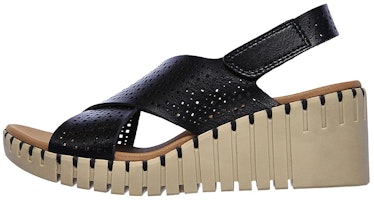 (Women) Skechers Pier Ave 'Beach Chick Black' 163000-BLK (Women) Skechers Pier Ave 'Beach Chick Black' 163000-BLK
