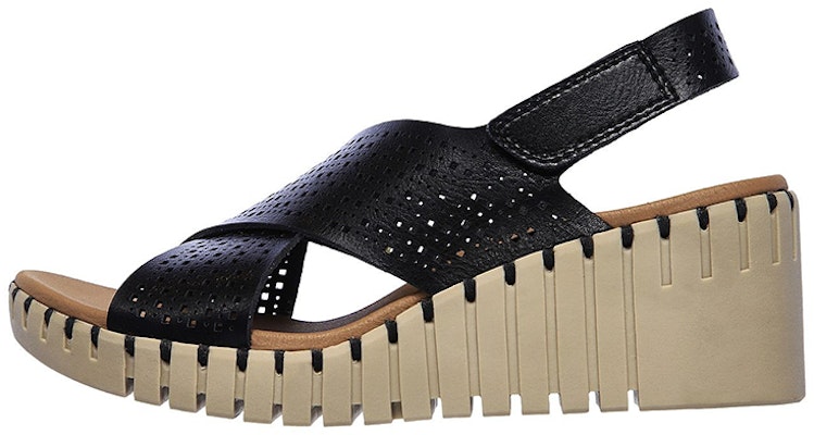 (Women) Skechers Pier Ave 'Beach Chick Black' 163000-BLK Buy (Women) Skechers Pier Ave 'Beach Chick Black' 163000-BLK