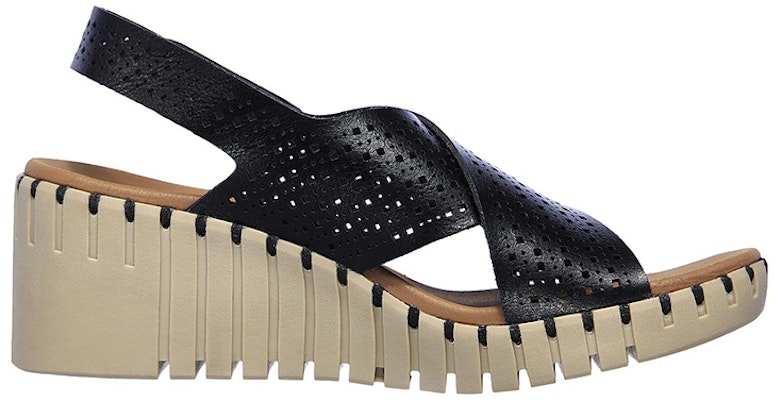 (Women) Skechers Pier Ave 'Beach Chick Black' 163000-BLK Order (Women) Skechers Pier Ave 'Beach Chick Black' 163000-BLK
