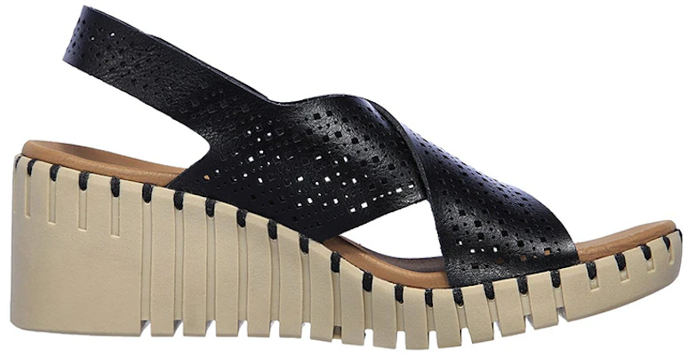 (Women) Skechers Pier Ave 'Beach Chick Black' 163000-BLK Order (Women) Skechers Pier Ave 'Beach Chick Black' 163000-BLK