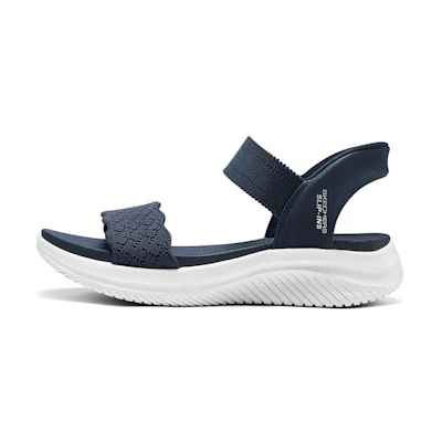 (W) Skechers Platform Casual Breathable Sandal 'Navy Blue'