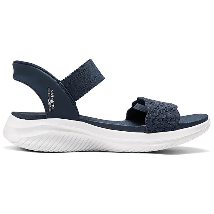 (W) Skechers Platform Casual Breathable Sandal 'Navy Blue' 圖 2