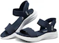 Lookbook (W) Sandalias Casuales Plataforma Transpirables Skechers 'Azul Marino' 119976-NVY