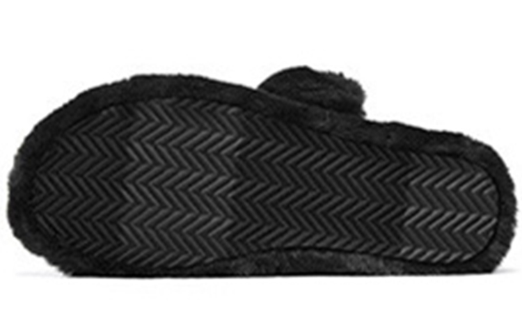 (W) Skechers Platform Fleece-Lined Mule 'Warm Black Plush' 圖 4