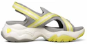 Order (W) Sandalias Skechers Plataforma Velcro 'Gris Amarillo' 57357-GYYL
